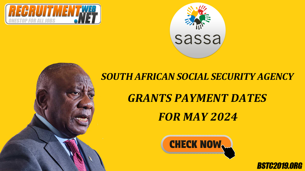 SASSA Payment Dates 2024, Check Social Grants May Release Schedule
