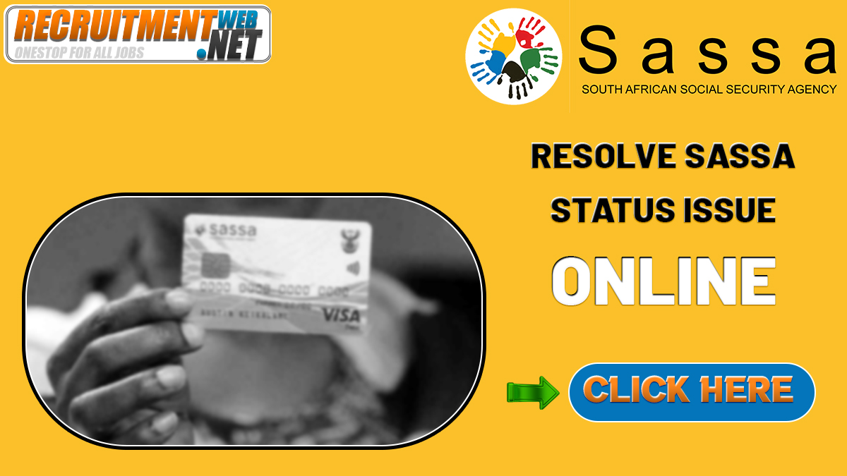 Resolve SASSA Status Issues Online