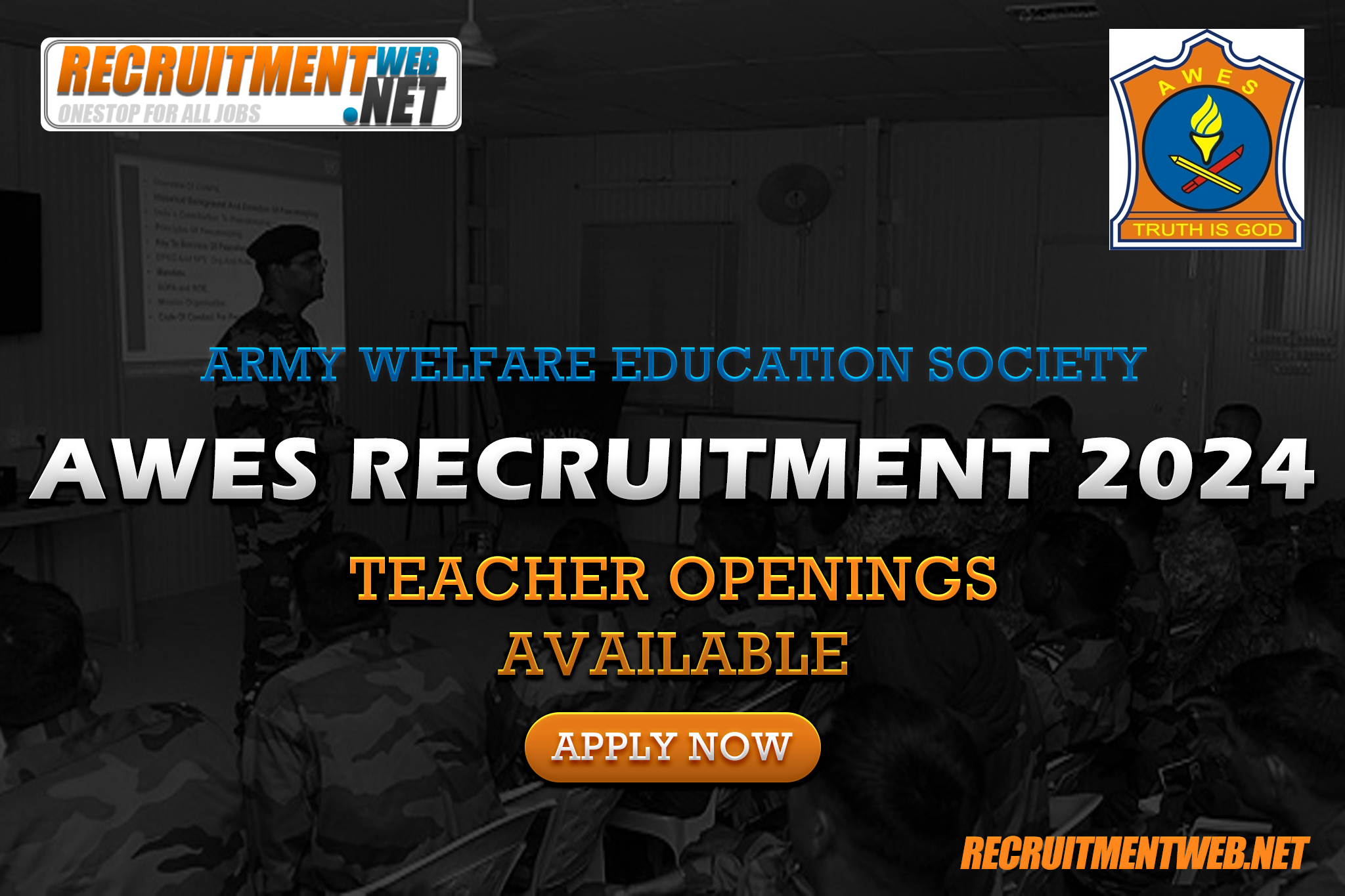 AWES Recruitment 2024: Teacher Openings Available. Check Now