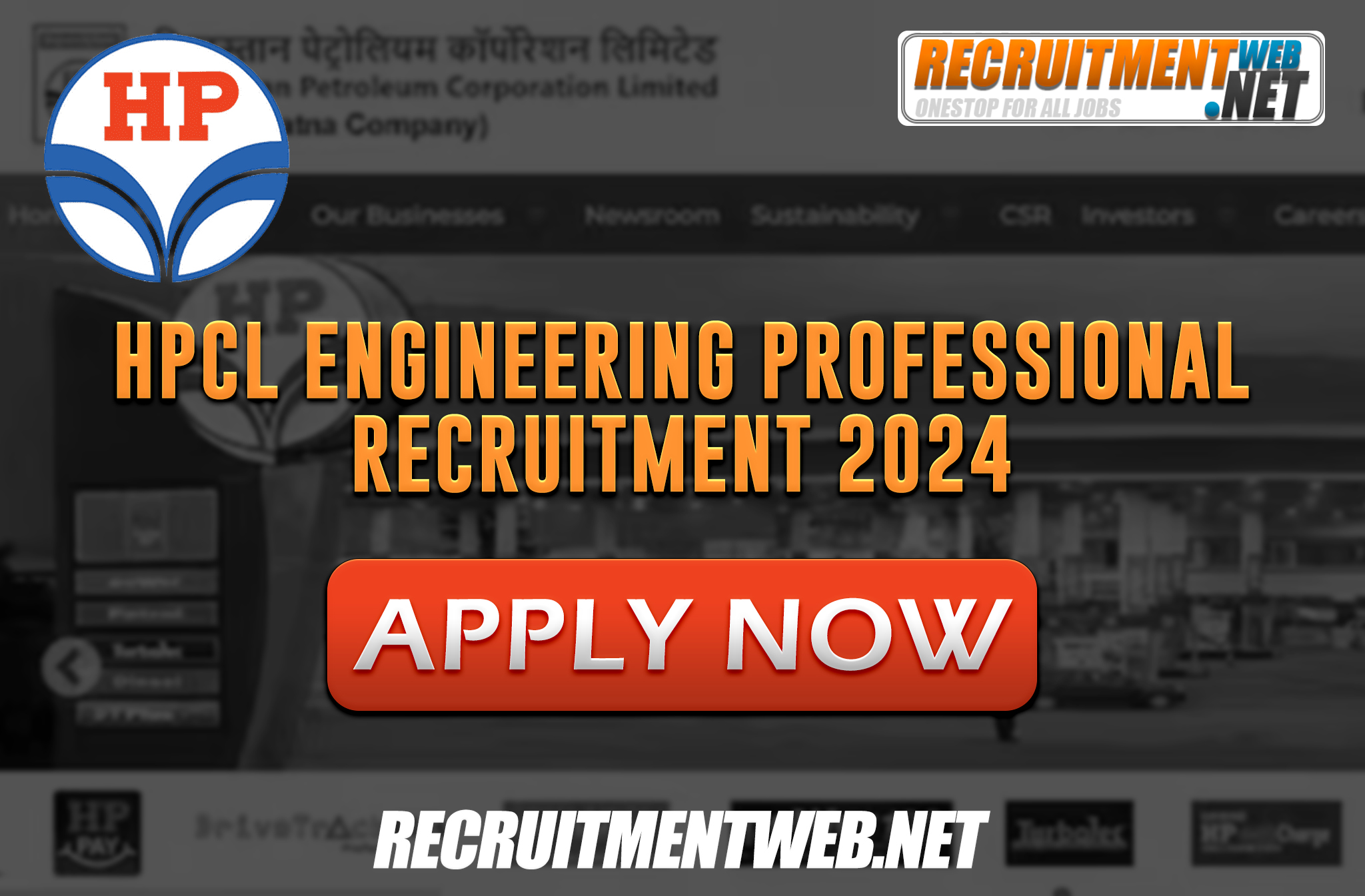 HPCL Engineering Professional Recruitment 2024