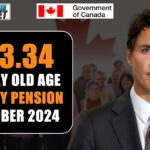 $713.34 Monthly Old Age Security Pension in October 2024