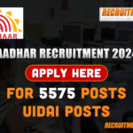 Aadhar Recruitment 2024