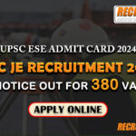 BMC JE Recruitment 2024