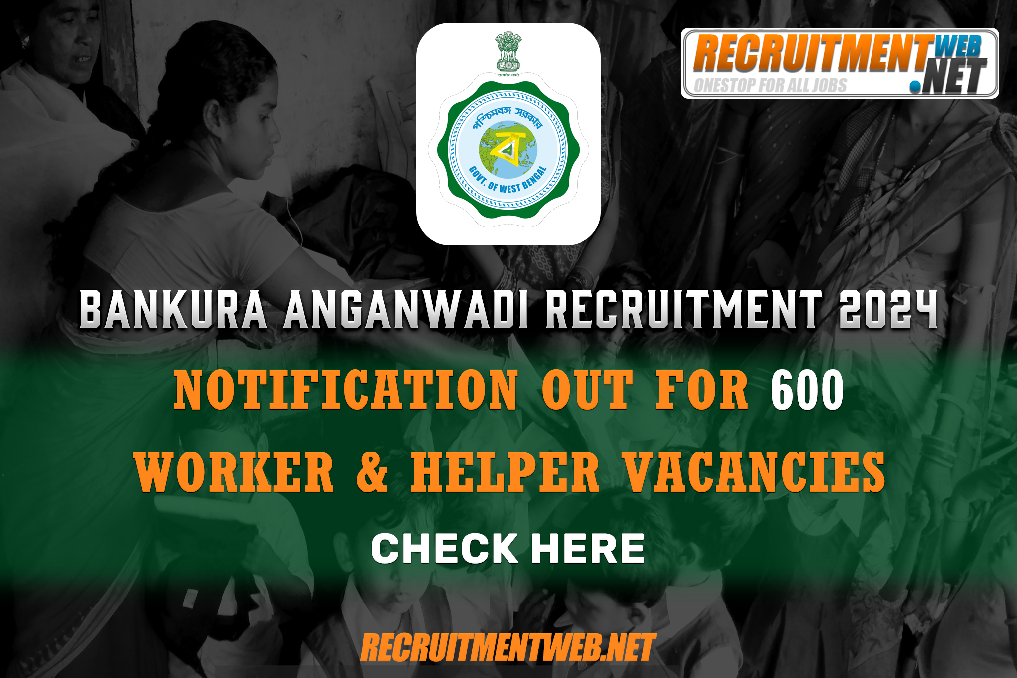 Bankura Anganwadi Recruitment 2024