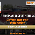 CISF Fireman Recruitment 2024