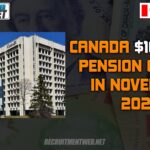 Canada $1050 CRA Pension