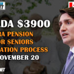 Canada $3900 CRA Pension