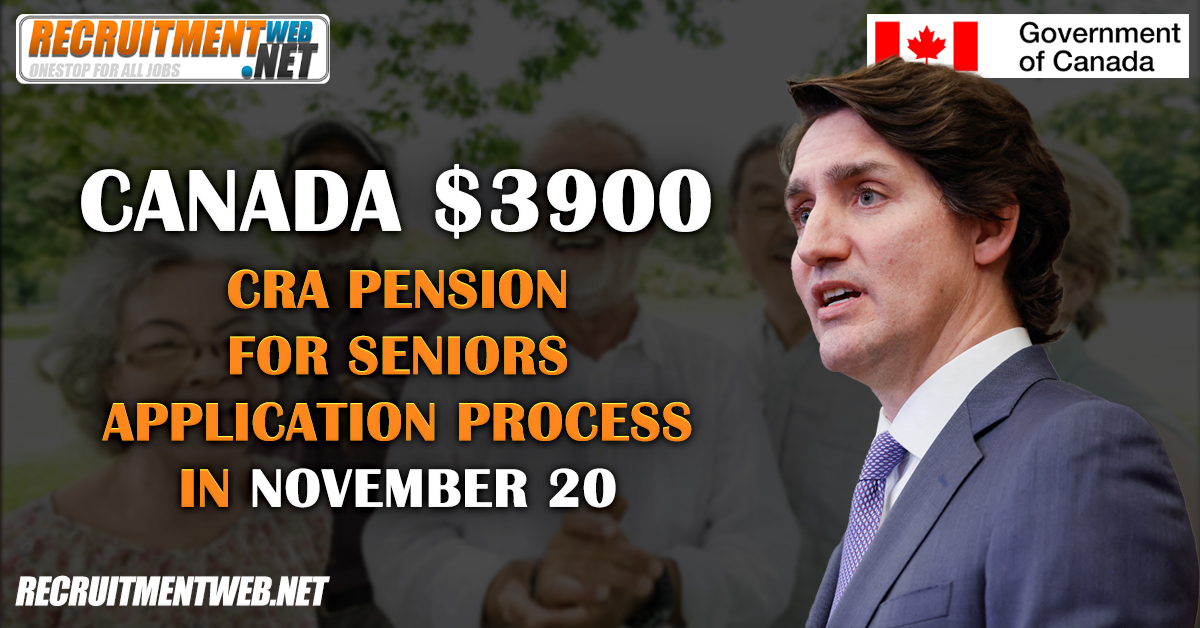 Canada $3900 CRA Pension