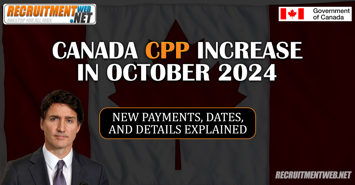 Canada CPP Increase in October 2024