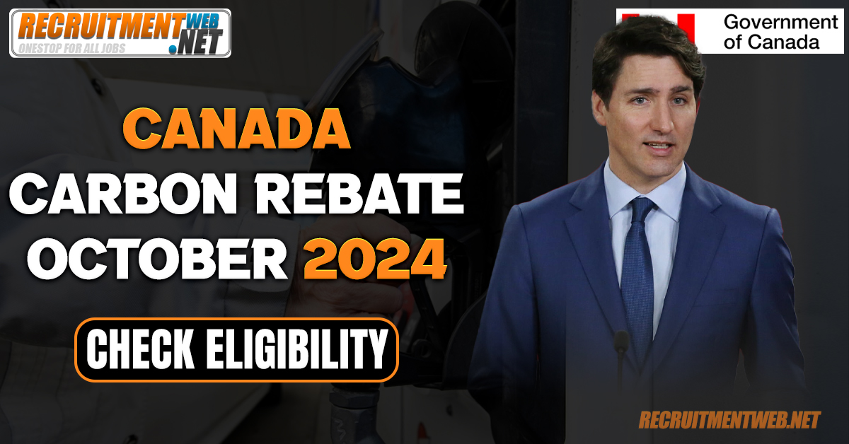 Canada Carbon Rebate October 2024