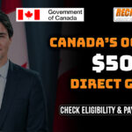 Canada’s October $500 Direct Grant