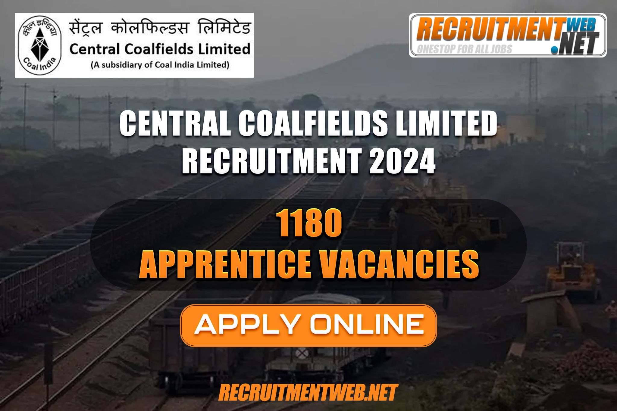 Central Coalfields Limited Recruitment 2024