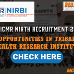 MP ICMR NIRTH Recruitment 2024