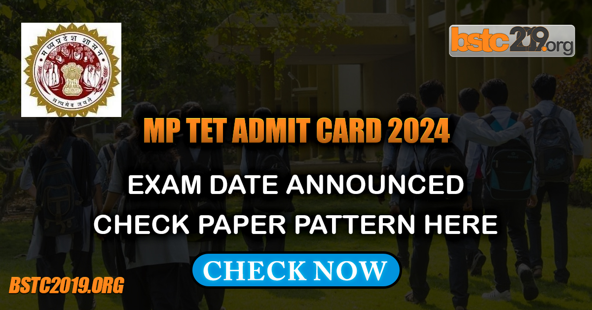 MP TET Admit Card 2024