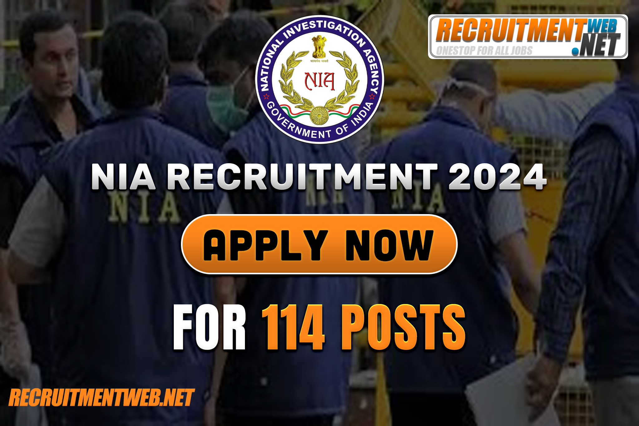 NIA Recruitment 2024