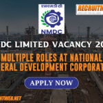 NMDC Limited Vacancy 2024