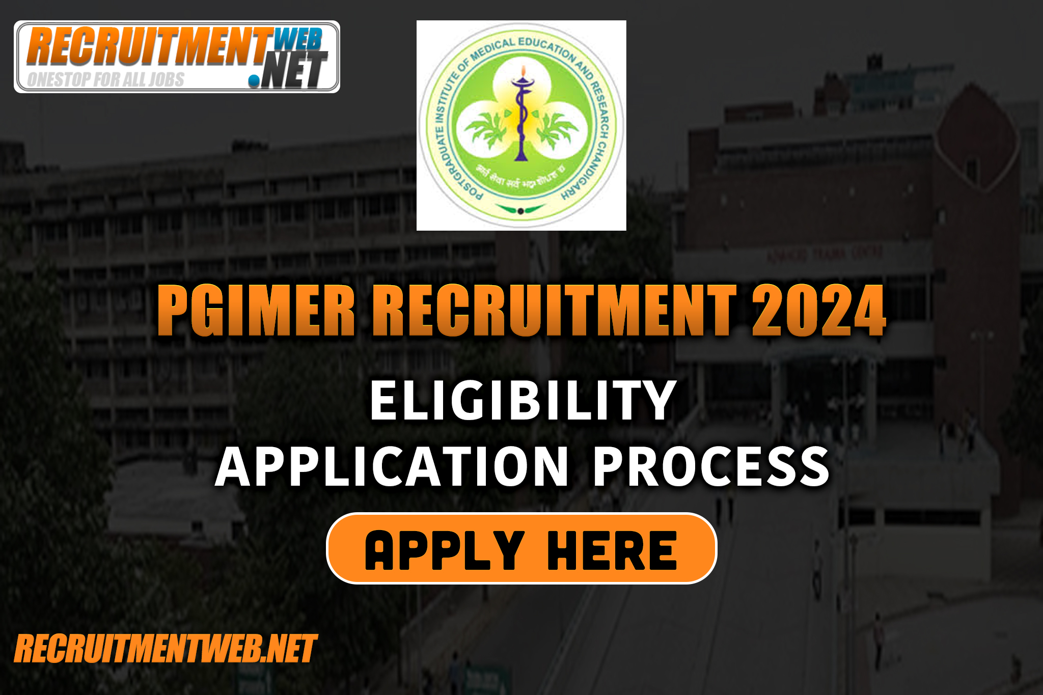 PGIMER Recruitment 2024