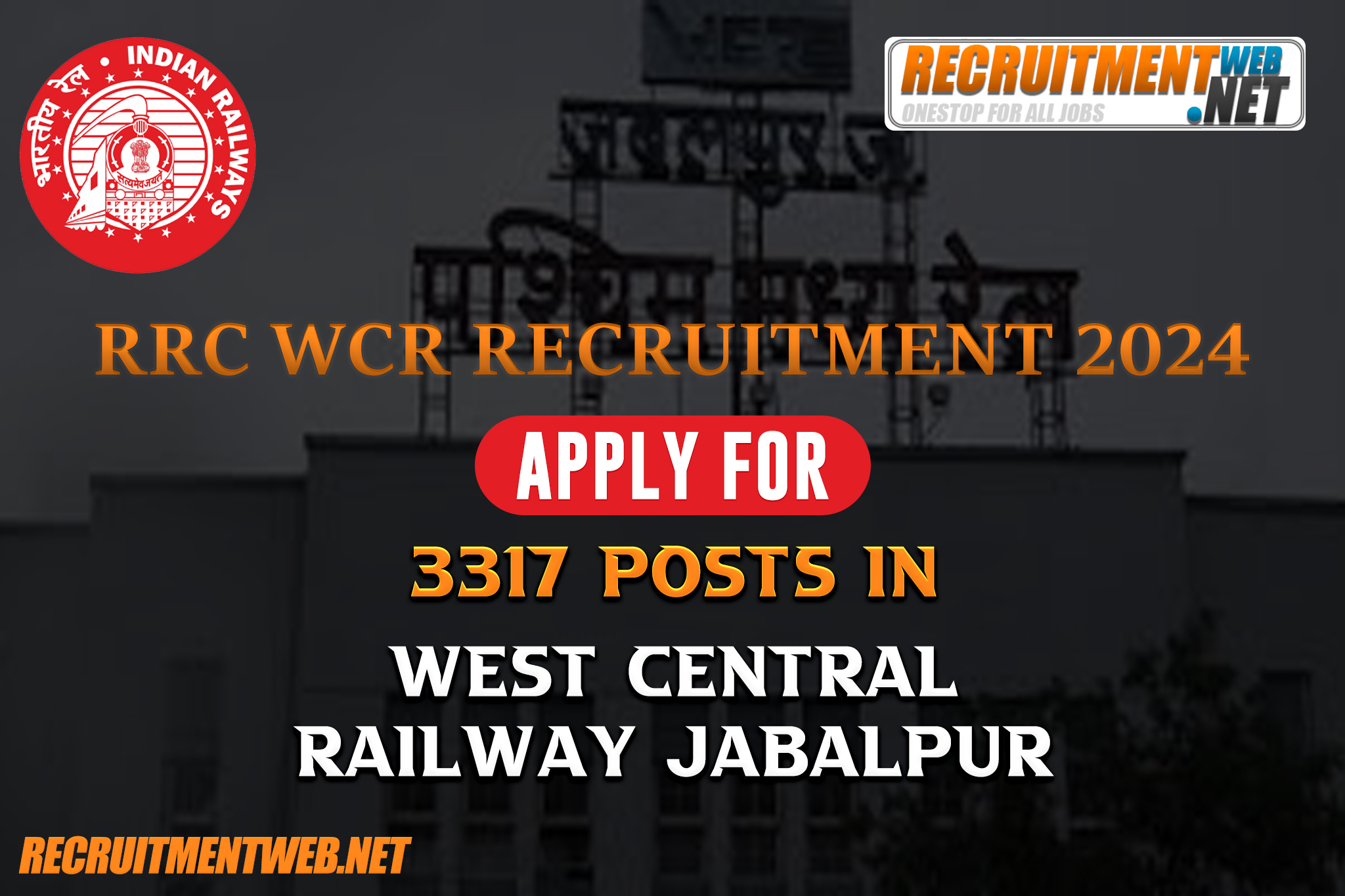 RRC WCR Recruitment 2024