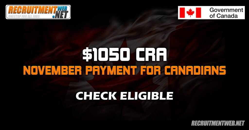 $1050 CRA November Payment