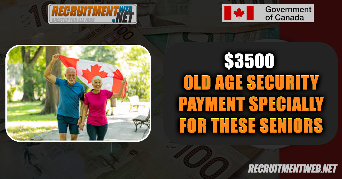 $3500 OAS Payment in November 2024